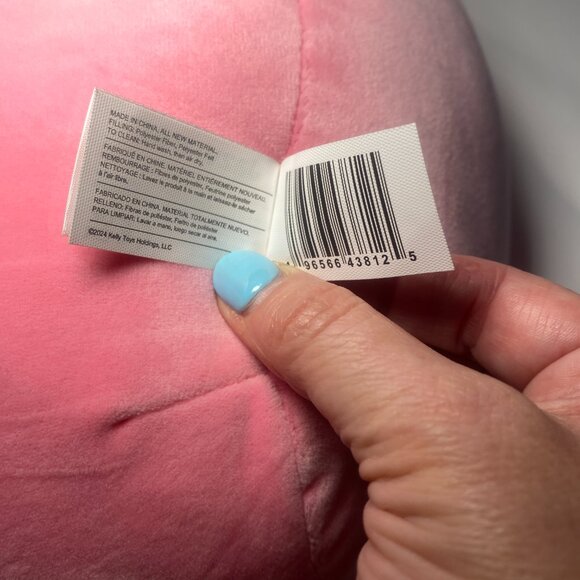 Squishmallows Emily Bat Pink Pumpkin Jack-O-Lantern Plush 12in S12 #184-8 NWT - Picture 11 of 12